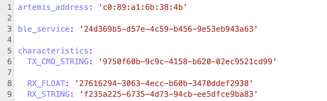 Configuration Screenshot