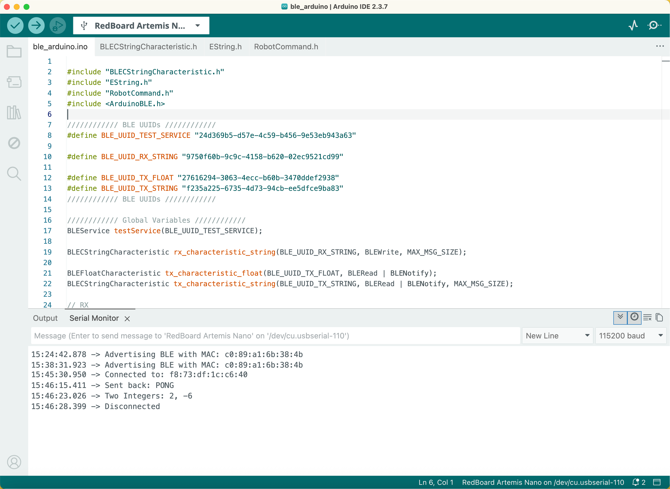 Configuration Screenshot