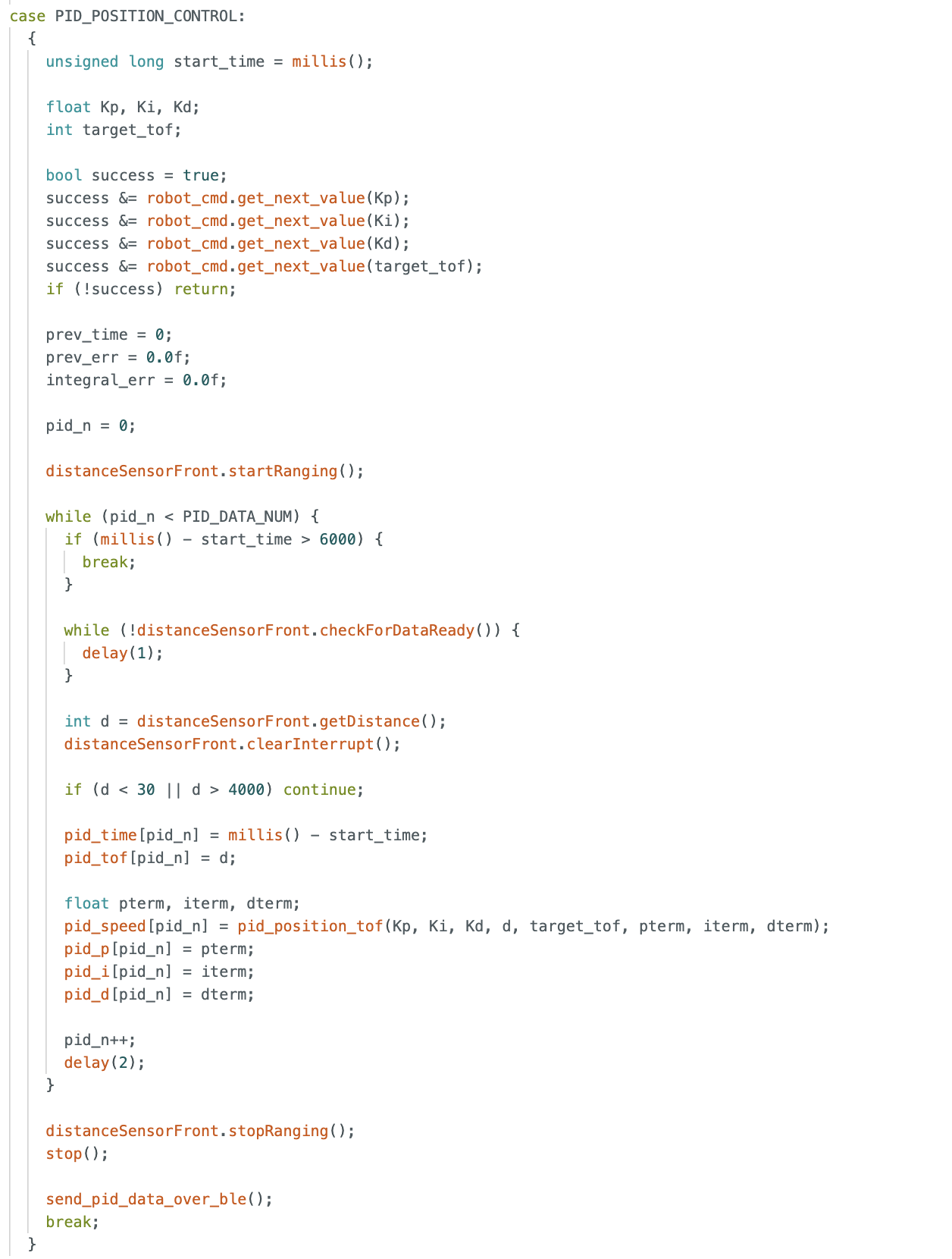PID Command Handling