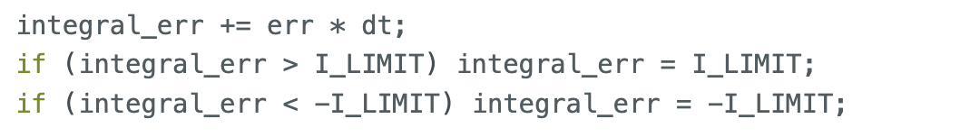 Wind-up Protection Logic